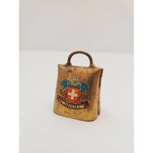 True Vintage Firmann and Bulle Swiss cow bell. Antique cloche, trychel